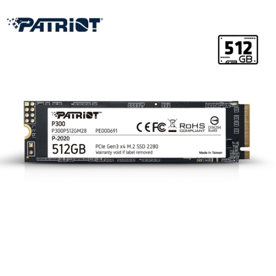 სურათი მყარი დისკი Patriot P300 M.2 2280 512GB SSD P300P512GM28