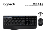 სურათი WIRELESS კლავიატურა მაუსი LOGITECH MK345 L920-008534 WIRELESS COMBO BLACK