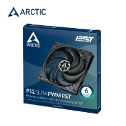 სურათი ქეისის ქულერი Arctic P12 Slim PWM PST ACFAN00187A 120mm Black