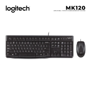 სურათი USB კლავიატურა მაუსი LOGITECH MK120 L920-002561 BLACK