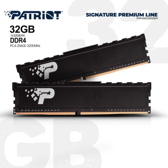 სურათი ოპერატიული მეხსიერება Patriot Signature Line Premium PSP432G32002H1 32GB DDR4 3200MHz