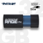 Picture of USB3.2 Flash Drive PATRIOT SUPERSONIC RAGE LITE 32GB PEF32GRLB32U