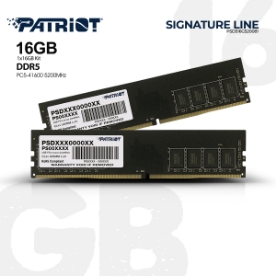 Picture of MEMORY PATRIOT SIGNATURE LINE PSD516G520081 16GB DDR5 5200MHZ