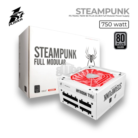 სურათი კვების ბლოკი 1STPLAYER STEAMPUNK PS-750AX 750W 80PLUS SILVER