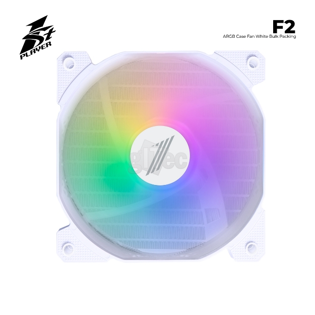 Picture of Case FAN 1STPLAYER F2 A-RGB BLUK WHITE