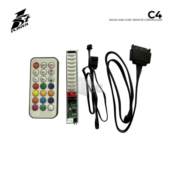 სურათი A-RGB კონტროლერი 1STPLAYER C4 3-PIN 12 A-RGB  HUB + REMOTE CONTROLLER 