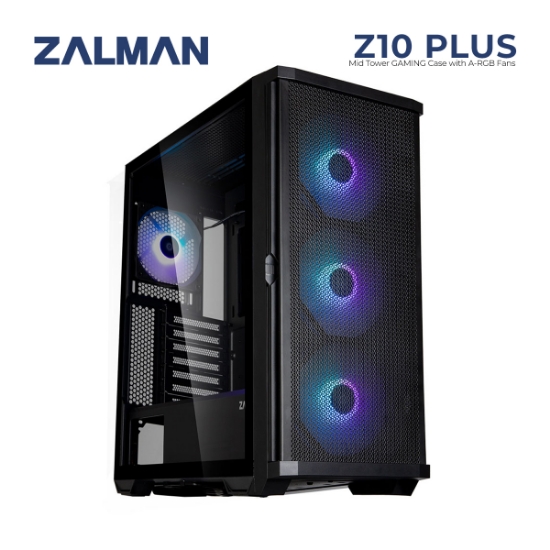Picture of CASE ZALMAN Z10 PLUS MID TOWER BLACK