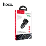 Picture of FAST Car Charger USB / Type-C HOCO Z42 QC3.0 BLACK