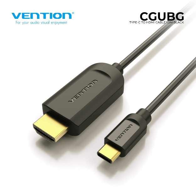 Picture of TYPE C TO HDMI CABLE VENTION CGUBG 1.5M BLACK