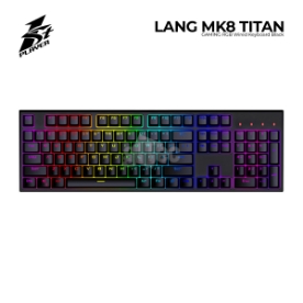 Picture of KEYBOARD 1STPLAYER LANG MK8 TITAN RGB MECHANICAL GATERON RED SWITCHES