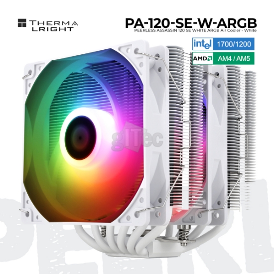 სურათი პროცესორის ქულერი THERMALRIGHT PEERLESS ASSASSIN 120 SE WHITE ARGB