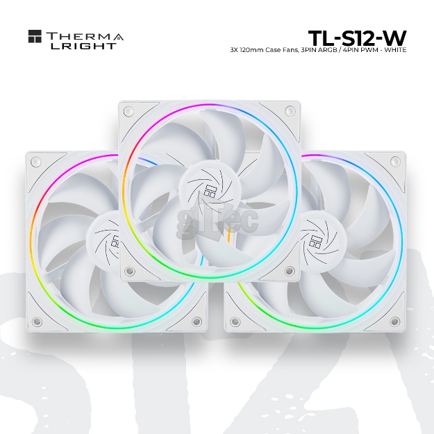 Picture of ქეისის ქულერი THERMALRIGHT TL-S12-W A-RGB WHITE