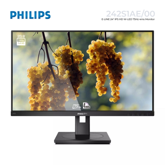 Picture of MONITOR PHILIPS S Line 242S1AE/00 23.8" IPS FHD WLED 75HZ 4MS BLACK