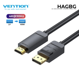 Picture of 4K DP TO HDMI CABLE VENTION HAGBG 1.5 M BLACK