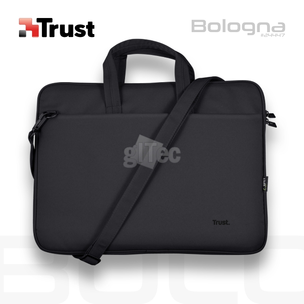 Picture of NOTEBOOK BAG TRUST BOLOGNA 24447 16" BLACK