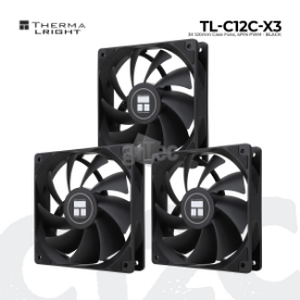 Picture of CASE FAN THERMALRIGHT TL-C12C-X3 BLACK 4PIN PWM