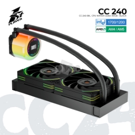 Picture of Liquid Cooler 1STPLAYER CC 240-BK A-RGB BLACK