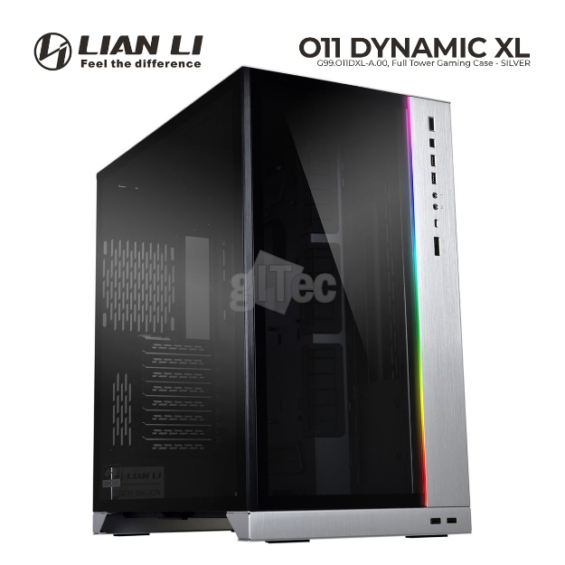 Picture of CASE LIAN Li O11 DYNAMIC XL ROG CERTIFIED G99.O11DXL-A.00 FULL TOWER SILVER