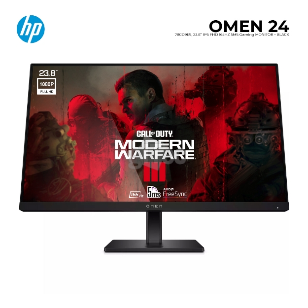 Picture of MONITOR HP OMEN 24 780D9E9 23.8" FHD IPS WLED 165HZ 5MS BLACK 