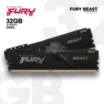 Picture of MEMORY KINGSTON FURY BEAST KF556C40BBK2-32 32GB DDR5 5600MHZ BLACK