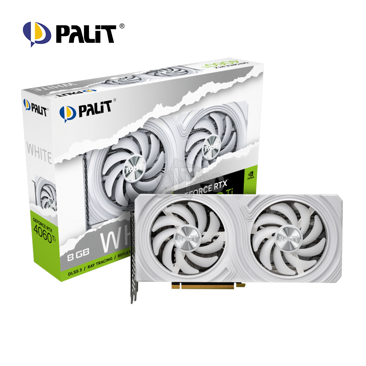 Palit RTX4060Ti WHITE NE6406T019P1-1048L - gITec Online Shop