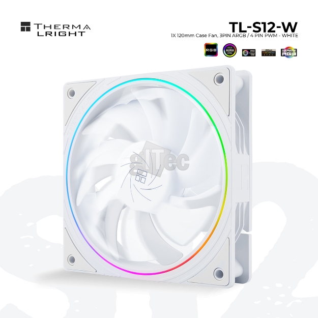 Picture of CASE COOLER THERMALRIGHT TL-S12 A-RGB Bulk WHITE