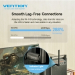 Picture of VENTION KDTB0 AC650 USB Wi-Fi Dual Band Network Adapter With High Gain Antenna