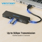 Picture of USB3.0 HUB VENTION CHKBB 4 Ports 0.15 Black