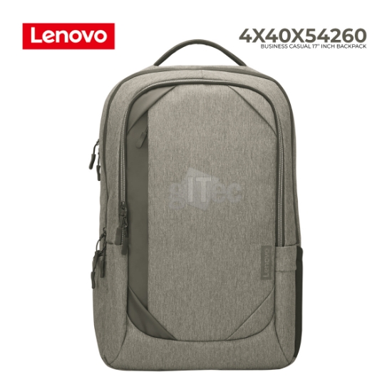 Picture of NOTEBOK Backpack Lenovo 4X40X54260 Business Casual 17" Gray