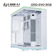 სურათი CASE Lian Li O11 DYNAMIC EVO RGB G99.O11DERGBW.00 MID TOWER WHITE