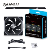 სურათი ქეისი ქულერი Lian Li UNI FAN SL120 V2 REVERSE BLADE G99.12RSLV21B.00 BLACK