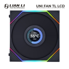 Picture of ქეისის ქულერი LIAN LI UNI FAN TL LCD G99.12TLLCD1B.00 Black