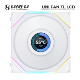 Picture of ქეისის ქულერი LIAN LI UNI FAN TL LCD G99.12TLLCD1W.00 White