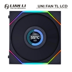 Picture of CASE FAN LIAN LI UNI FAN TL LCD Reverse G99.12RTLLCD3B.00 3-Pack Black