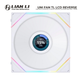 Picture of ქეისის ქულერი LIAN LI UNI FAN TL LCD Reverse G99.14RTLLCD1W.00 1-Pack White