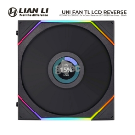 Picture of ქეისის ქულერი LIAN LI UNI FAN TL LCD Reverse G99.14RTLLCD1B.00 1-Pack Black