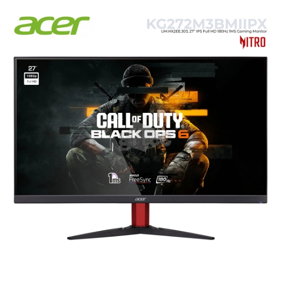 Picture of Monitor ACER Nitro KG272M3bmiipx UM.HX2EE.303 27" Full HD IPS 180Hz 1MS Black