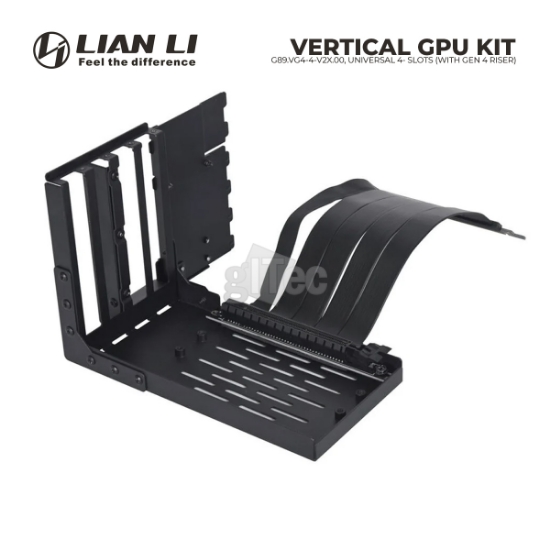 სურათი ვერტიკალური GPU სამაგრი LIAN LI G89.VG4-4-V2X.00