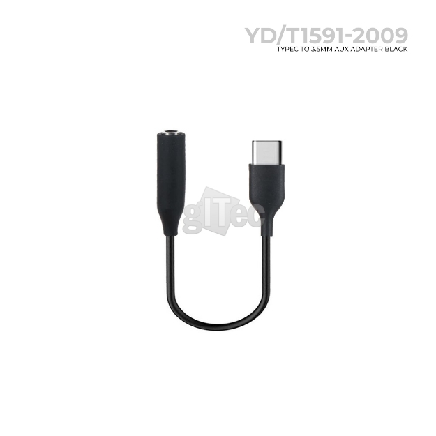 Picture of YD/T 1591-2009 Type-C to 3.5mm Adapter Black