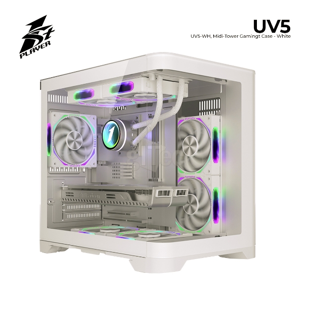 Picture of Case 1STPLAYER UV5 UV5-WH Midi-Tower White