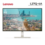 Picture of მონიტორი LENOVO L27Q-4A 67BFGAC6EU 27" IPS 2K QHD 100Hz 1MS Cloud Grey