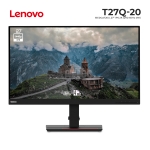 Picture of მონიტორი LENOVO ThinkVision T27q-20 61EDGAT2EU 27" 2K QHD IPS 4MS BLACK