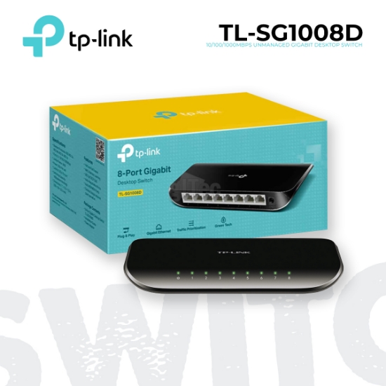 სურათი სვიჩი TP-Link TL-SG1008D 8-Port Gigabit unmanaged