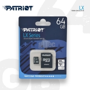 Picture of Memory Card PATRIOT PSF64GMCSDXC10 64GB LX SERIES MICRO SDXC UHS-I 3.0