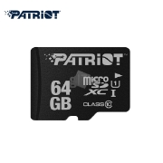Picture of Memory Card PATRIOT PSF64GMCSDXC10 64GB LX SERIES MICRO SDXC UHS-I 3.0