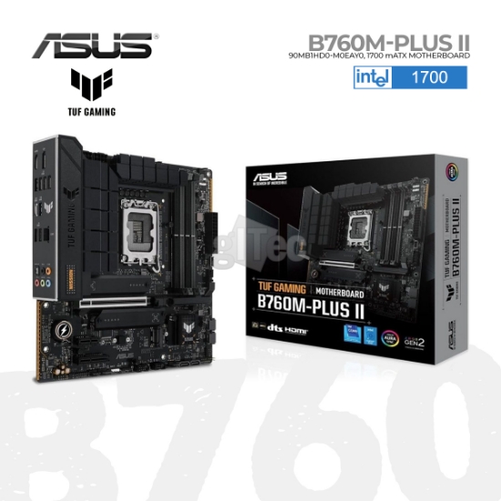 Picture of MOTHER BOARD ASUS TUF GAMING B760M-PLUS II 90MB1HD0-M0EAY0 LGA 1700 DDR5