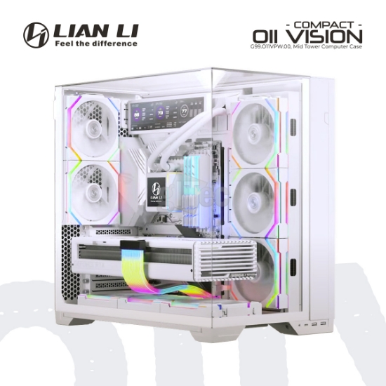 სურათი ქეისი LIAN LI O11 VISION COMPACT G99.O11VPW.00 MID TOWER WHITE