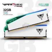 Picture of MEMORY PATRIOT VIPER Elite 5 RGB PVER532G60C30KW DDR5 32GB 6000MHZ