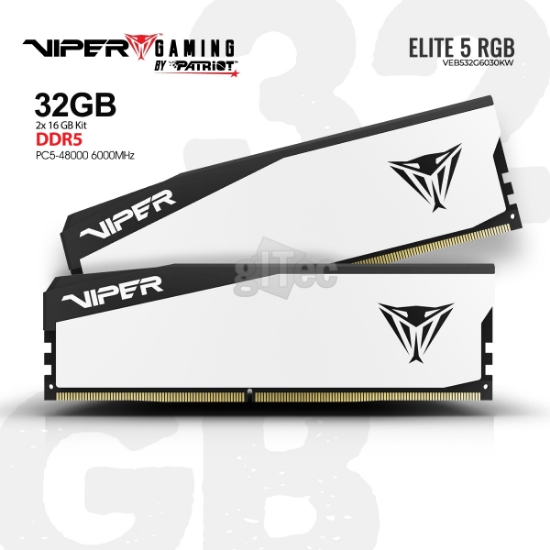 Picture of MEMORY PATRIOT VIPER Elite 5 VEB532G6030KW DDR5 32GB 6000MHZ