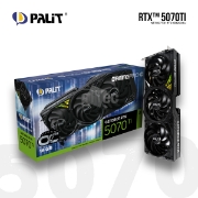 Picture of VIDEO CARD PALIT RTX5070Ti GAMINGPRO-S OC NE7507TS19T2-GB2031U 16GB GDDR7 256bit